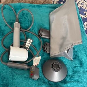 Dyson supersonic Silver Hair Dryer Set with Attachments